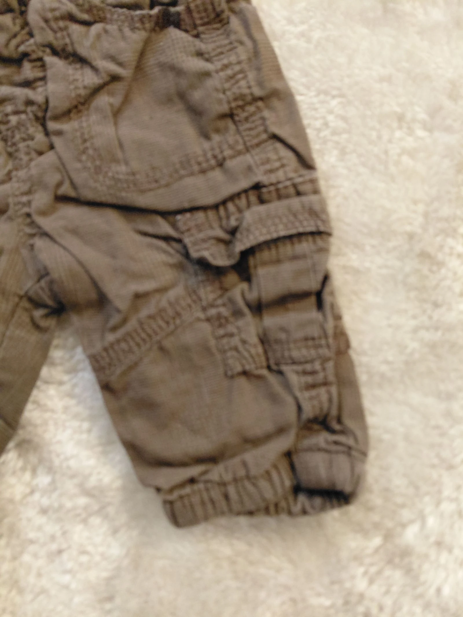 Calça cargo marrom Kitchoun 1 mês – photo 2